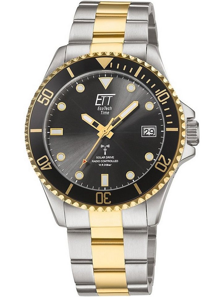 ETT Eco Tech Time Quarzuhr ETT EGS-11606-25M Professional Solar Funk Herrenuhr 44mm 20ATM ETT EGS-11606-25M Professional Solar Funk Herrenuhr 44mm 20ATM von ETT Eco Tech Time