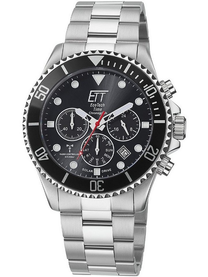 ETT Eco Tech Time Quarzuhr ETT EGS-11607-25M Professional Solar Funk Chronograph Herrenuhr 44mm 2 ETT EGS-11607-25M Professional Solar Funk Chronograph Herrenuhr 44mm 20ATM von ETT Eco Tech Time