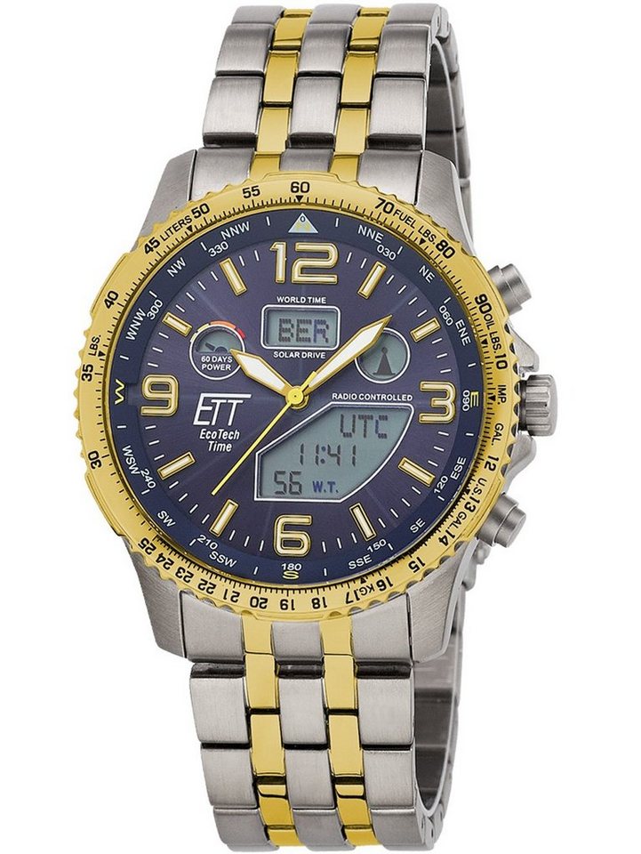 ETT Eco Tech Time Quarzuhr ETT EGT-11576-31M Herrenuhr Solar Titan Funkuhr 43mm 10ATM ETT EGT-11576-31M Herrenuhr Solar Titan Funkuhr 43mm 10ATM ETT Eco Tech Time Quarzuhr ETT EGT-11576-31M Herrenuhr Solar Titan Funkuhr 43mm 10ATM ETT EGT-11576-31M Herrenuhr Solar Titan Funkuhr 43mm 10ATM von ETT Eco Tech Time