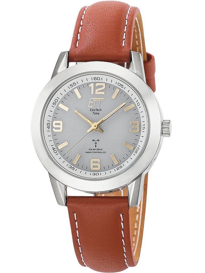 ETT Eco Tech Time Quarzuhr ETT ELS-11495-12L Solar drive Funkuhr Gobi Damenuhr 34mm 5ATM ETT ELS-11495-12L Solar drive Funkuhr Gobi Damenuhr 34mm 5ATM von ETT Eco Tech Time