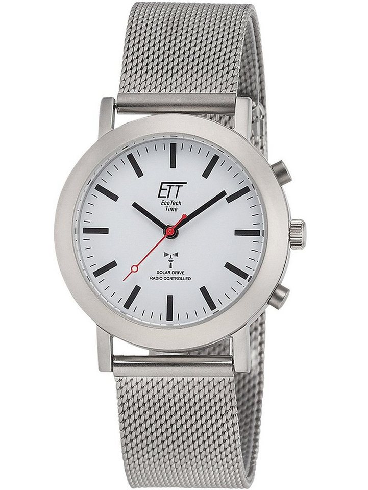 ETT Eco Tech Time Quarzuhr ETT ELS-11583-11M Damenuhr Solar Funkuhr 35mm 5ATM ETT ELS-11583-11M Damenuhr Solar Funkuhr 35mm 5ATM von ETT Eco Tech Time