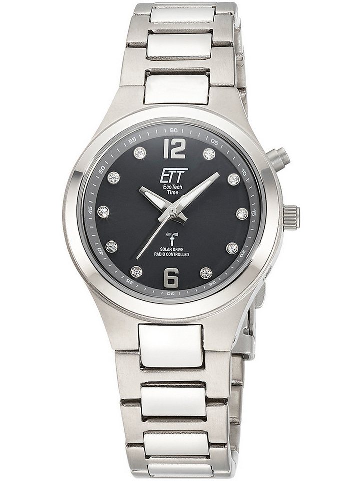 ETT Eco Tech Time Quarzuhr ETT ELT-11466-24M Solar Drive Funkuhr Everest Damenuhr 34mm 5ATM ETT ELT-11466-24M Solar Drive Funkuhr Everest Damenuhr 34mm 5ATM von ETT Eco Tech Time