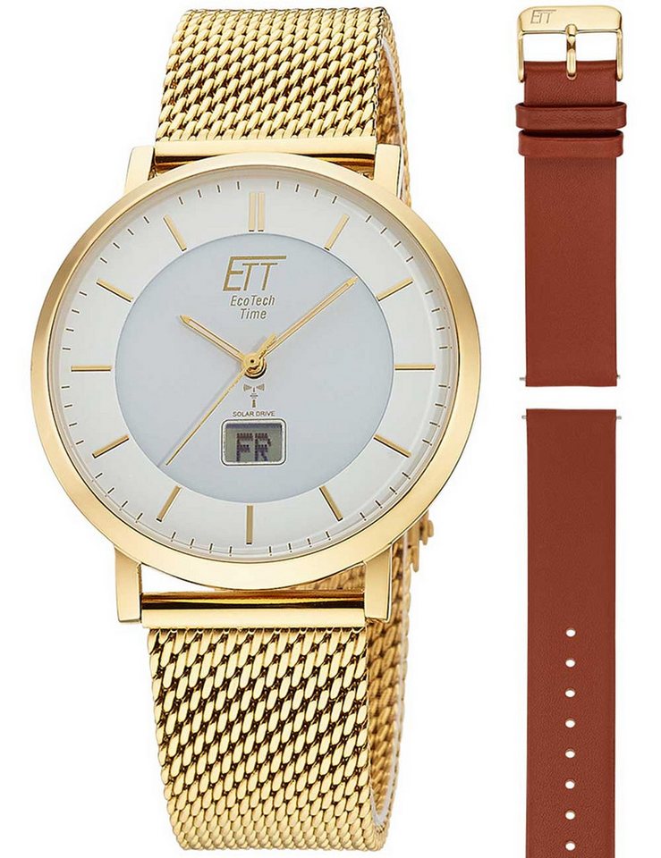 ETT Eco Tech Time Quarzuhr ETT Eco Tech Time EGS-11623-11MS Herrenuhr Atacama Solar Funkuhr ETT Eco Tech Time EGS-11623-11MS Herrenuhr Atacama Solar Funkuhr von ETT Eco Tech Time