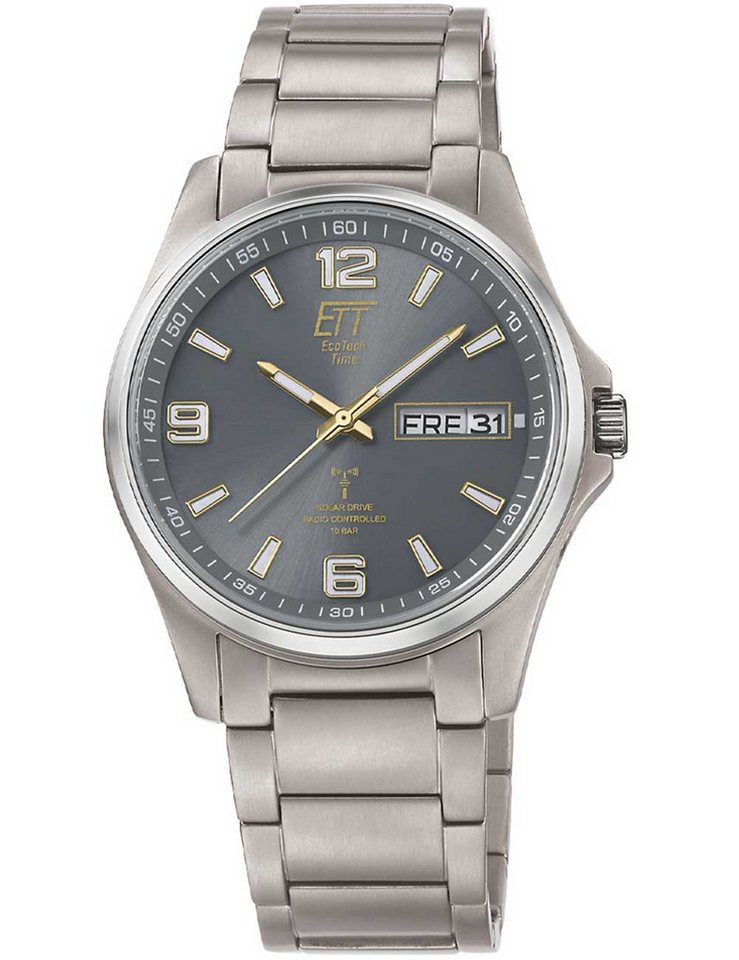 ETT Eco Tech Time Quarzuhr ETT Eco Tech Time EGT-11601-21M Herrenuhr Everest Solar Funkuhr ETT Eco Tech Time EGT-11601-21M Herrenuhr Everest Solar Funkuhr von ETT Eco Tech Time