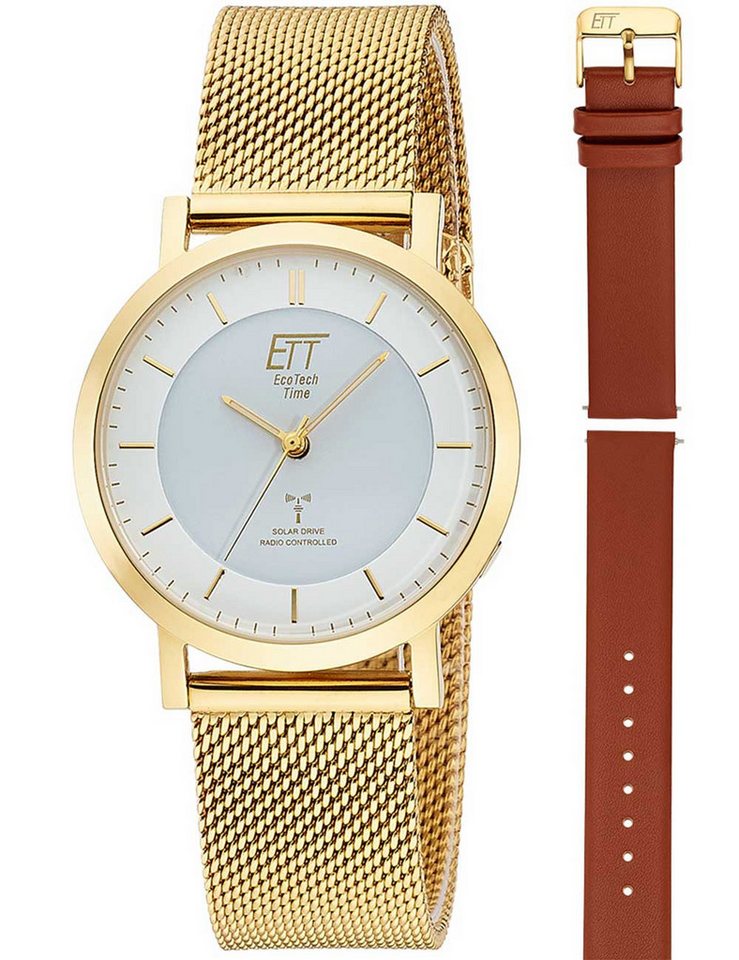 ETT Eco Tech Time Quarzuhr ETT Eco Tech Time ELS-11619-11MS Damenuhr Atacama Solar Funkuhr ETT Eco Tech Time ELS-11619-11MS Damenuhr Atacama Solar Funkuhr von ETT Eco Tech Time