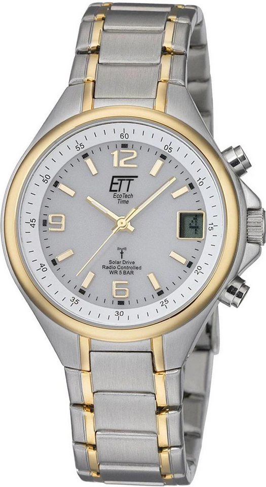 ETT Eco Tech Time Quarzuhr Solar Drive Funk Basic Herrenfunkuhr ETT Eco Tech Time Quarzuhr Solar Drive Funk Basic Herrenfunkuhr von ETT Eco Tech Time