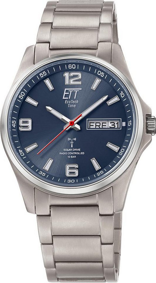 ETT Eco Tech Time Quarzuhr Solar Drive Funk Herrenfunkuhr von ETT Eco Tech Time