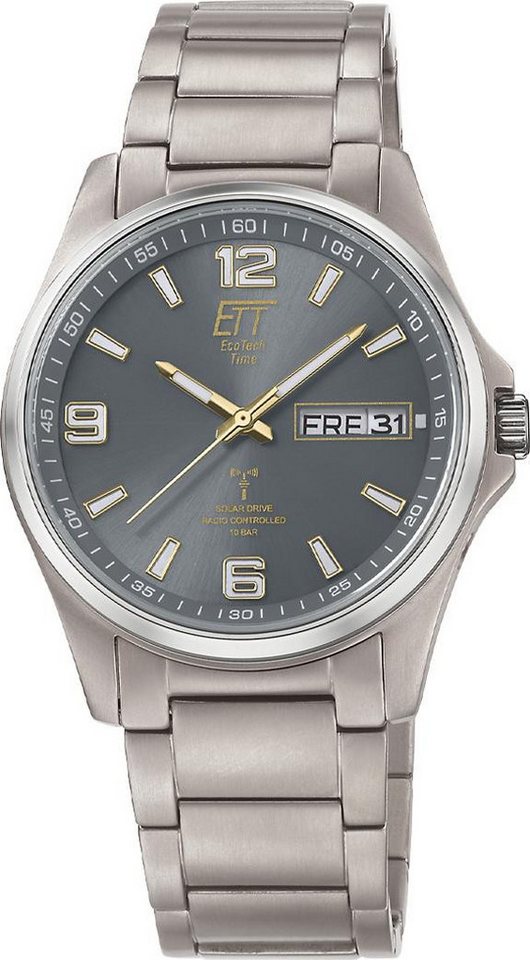 ETT Eco Tech Time Quarzuhr Solar Drive Funk Herrenfunkuhr von ETT Eco Tech Time