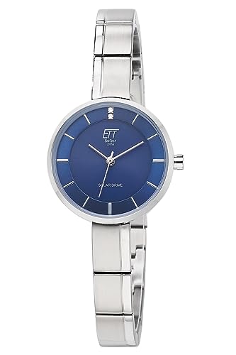 ETT Eco Tech Time Solar Damen Uhr Analog mit Edelstahl Armband ELS-12149-32M von ETT Eco Tech Time