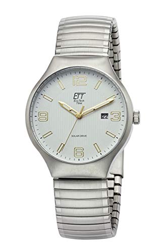 ETT Eco Tech Time Solar Herren Uhr Analog mit Edelstahl Zugband Armband EGS-12087-11M ETT Eco Tech Time Solar Herren Uhr Analog mit Edelstahl Zugband Armband EGS-12087-11M von ETT Eco Tech Time