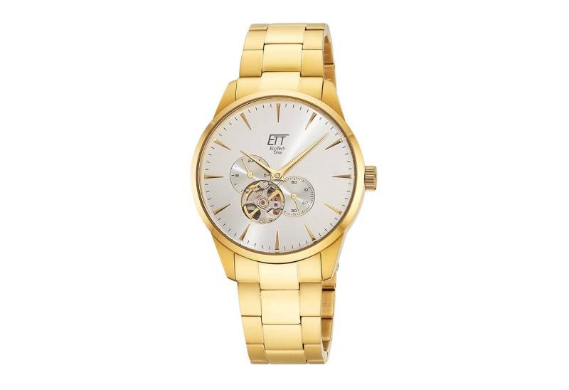 ETT Automatikuhr Motion Drive EGS-40404-41M, Armbanduhr, Herrenuhr, Mechanische Uhr, Edelstahlarmband, analog von ETT