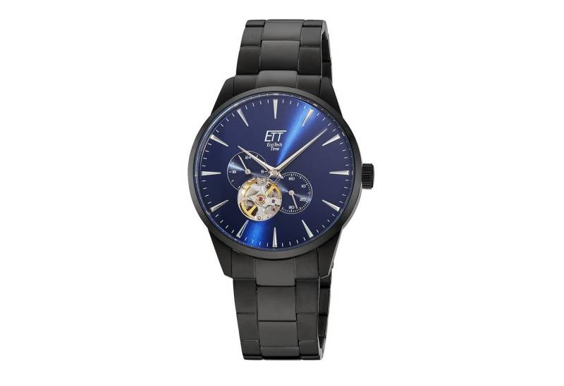 ETT Automatikuhr Motion Drive EGS-40405-31M, Armbanduhr, Herrenuhr, Mechanische Uhr, Edelstahlarmband, analog von ETT