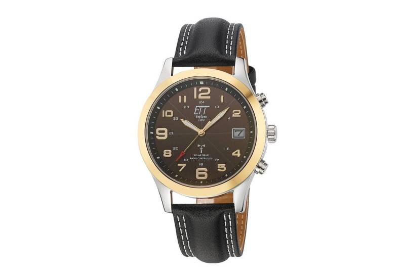 ETT Funkuhr Eco Tech Time Solar Drive Funk Gobi Herrenuhr - EGS-11487-22L von ETT
