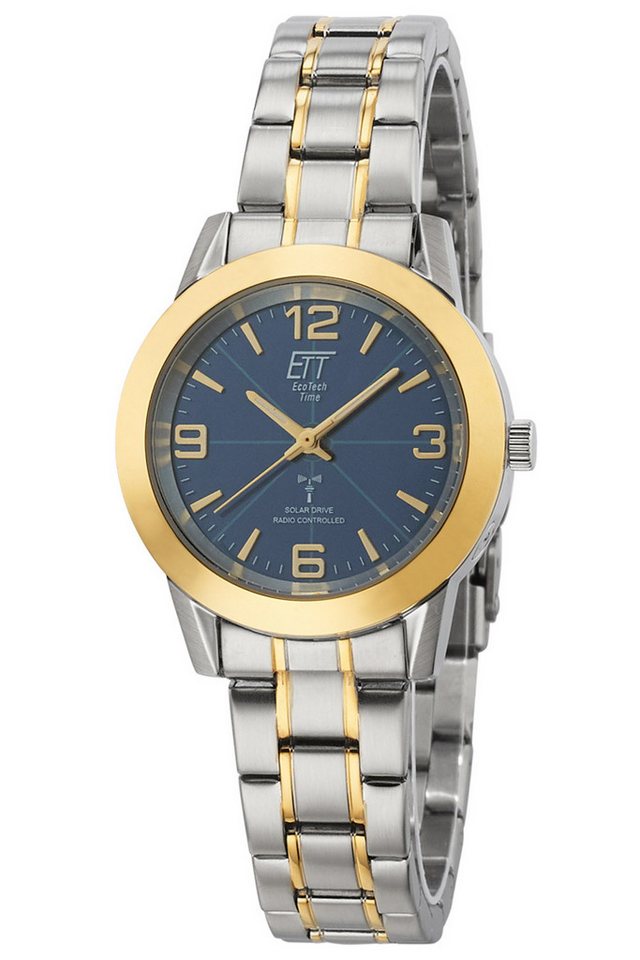 ETT Solaruhr Damenuhr Basic Bicolor/Blau von ETT