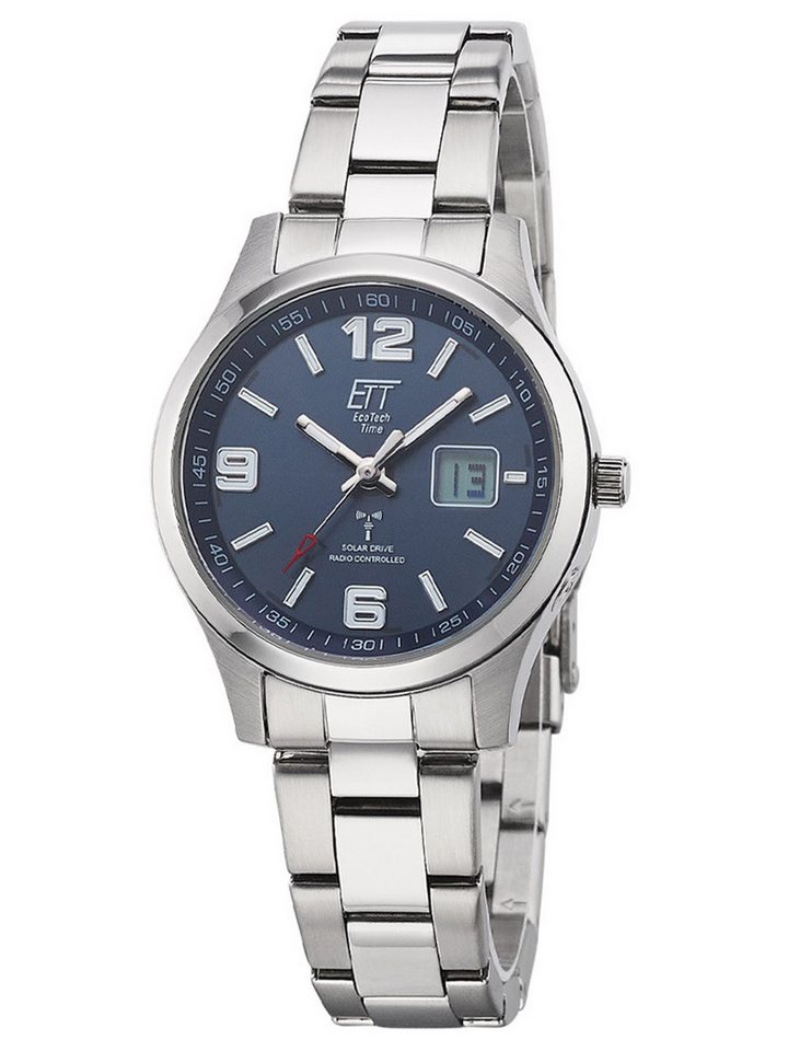 ETT Solaruhr Funk Solar Drive Gobi Edelstahl von ETT