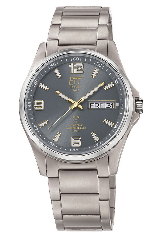 ETT Solaruhr Funk-Solar Everest Gents Titan/Grau von ETT