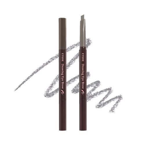 Etude House Drawing Eye Brow 0,25 g #5 Grau 21AD | Langanhaltender Augenbrauenstift | Augenbrauen-Make-up im natürlichen täglichen Look mit weicher Textur | K-beauty von ETUDE