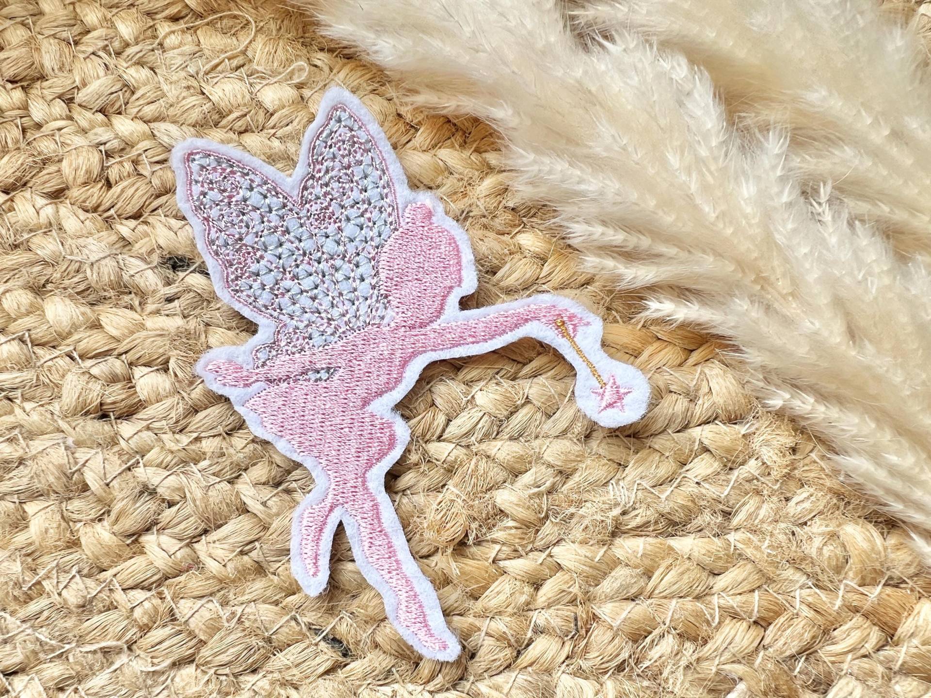 Fee Kleine Rosa Zauberstab Stern Grau von ETeast2011