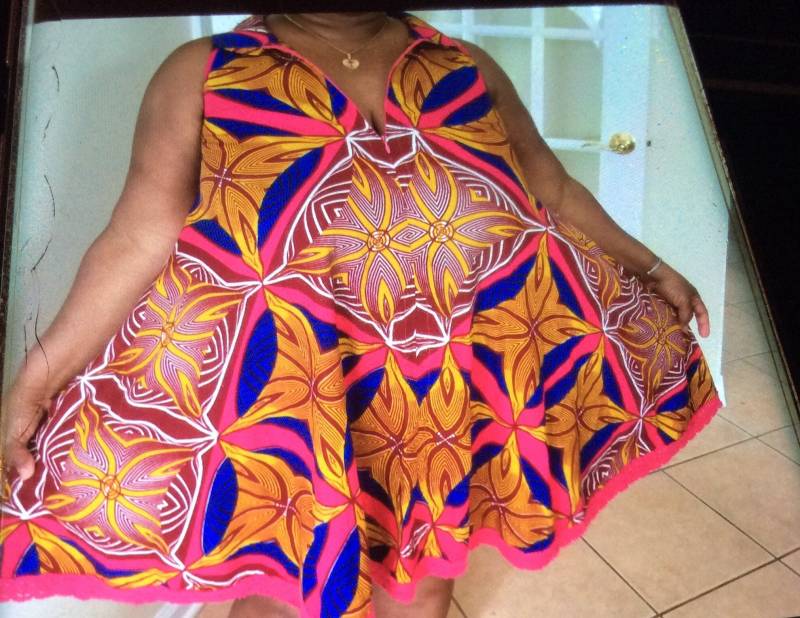 Ankara Flare Sommerkleid von ETurkCollections