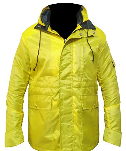Dark Louis Hofmann Jonas Kahnwald Yellow Jacket Hoodie Gr. XS, Gelb – Fallschirmjacke. von EU Fashions