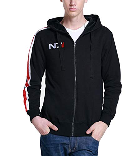 Mass Effect N7 Hoodie, Schwarz - N7 Hoodie Herren, XXL von EU Fashions