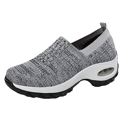 EUBEISAQI Damen-Wanderschuh | Atmungsaktive Damen-Walking-Tennisschuhe mit Fußgewölbeunterstützung,Slip-on-Wanderschuhe für Damen, Damenschuhe zum Laufen von EUBEISAQI