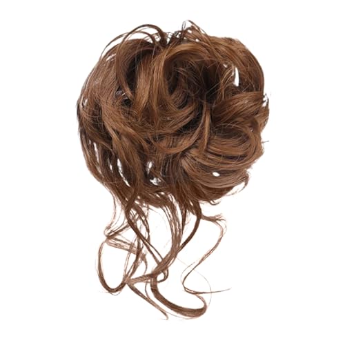 Haarknoten Extensions für Frauen | Lockig Wellig Kunsthaar Pferdeschwanz Dutt Verlängerungen - Styling Perücken Haar Accessoires Für Ungezwungene Hochzeit Verabredung Party Events von EUBEISAQI