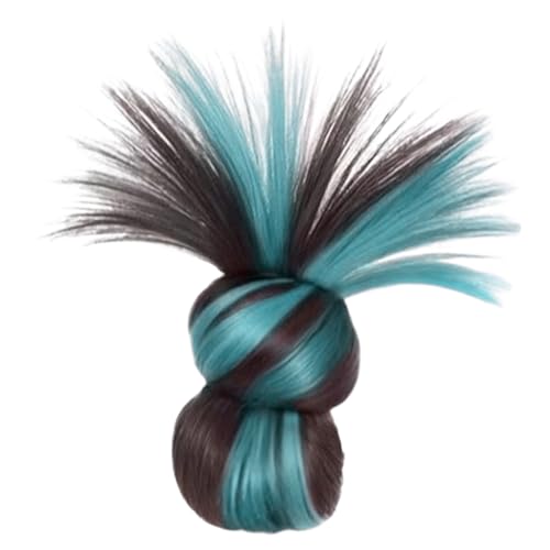 Haarknoten-Perücke, Pferdeschwanz-Verlängerung – gefiederte synthetische Kunstperücke für Frauen und Mädchen, für den täglichen Gebrauch, Hochsteckfrisur, Festival von EUBEISAQI