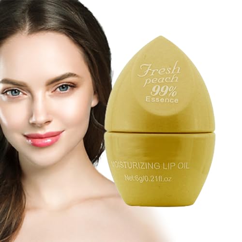 Lippenölglanz,Beauty Egg Shape feuchtigkeitsspendendes Lippenöl für Frauen - Lippenpflegeprodukte für Zuhause, Reisen, Treffen, Verabredungen, Arbeiten, Einkaufen Eubeisaqi von EUBEISAQI