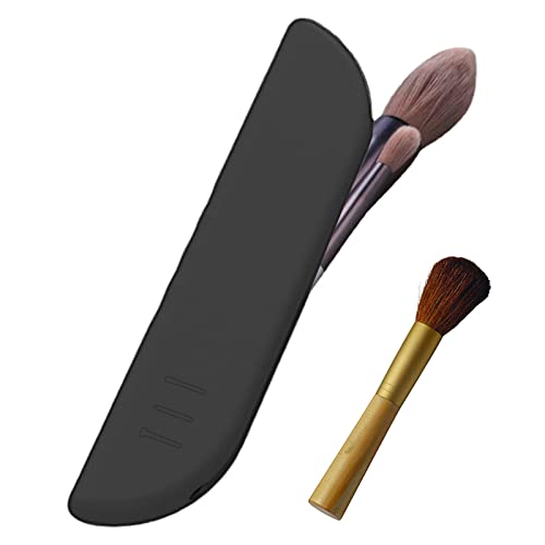 Make-up-Pinsel-Reiseetui,Silikon-Kosmetikpinsel-Etui | Kompakte Kosmetik-Werkzeug-Organizer-Tasche mit Magnetverschluss für Outdoor-Reisen Eubeisaqi von EUBEISAQI