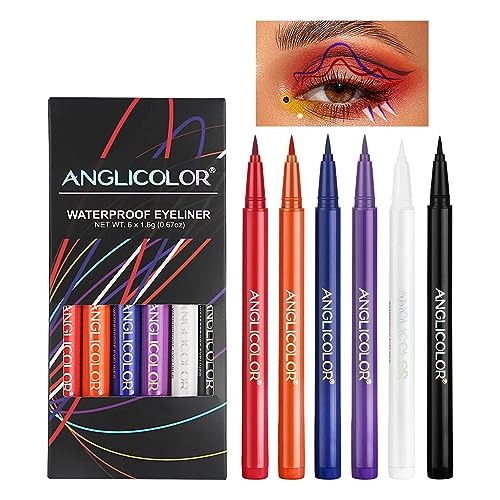 Wasserfester Eyeliner - Schweißresistenter Eyeliner ohne Irritationen - Make-up-Zubehör für Mädchen für Bühnenauftritte, Zusammenkünfte, Halloween-Partys, Verabredungen, Reisen Eubeisaqi von EUBEISAQI