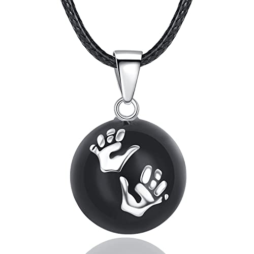 EUDORA Harmony Ball Bola Klangkugel Kette Angels Stimme Ball Anhänger Schmuck Geschenk für Schwangere Mutter Frauen Damen Pierre Kette Länge 114,3 cm Weichen Geflochtenen Seil EUDORA Harmony Ball Bola Klangkugel Kette Angels Stimme Ball Anhänger Schmuck Geschenk für Schwangere Mutter Frauen Damen Pierre Kette Länge 114,3 cm Weichen Geflochtenen Seil von EUDORA Harmony Ball