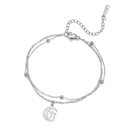 EUEAVAN Jüdisches Chai Armband Hebräischer Buchstabe Charm Klassischer Jüdischer Chai Token Jüdisch Inspirierter Name Religiöser Schmuck Frauen Männer (chai silber 3) von EUEAVAN