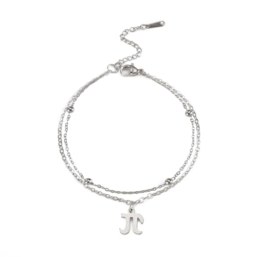 EUEAVAN Jüdisches Chai Armband Hebräischer Buchstabe Charm Klassischer Jüdischer Chai Token Jüdisch Inspirierter Name Religiöser Schmuck Frauen Männer (silber) von EUEAVAN