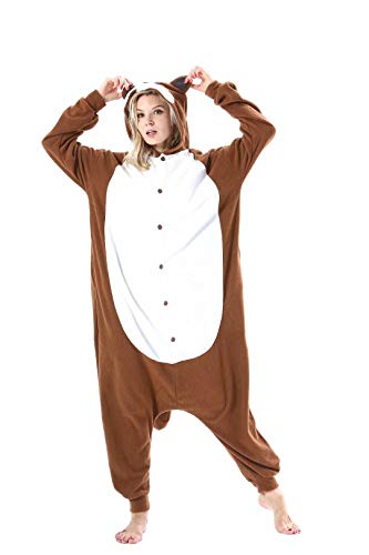 EUFANCE Adult Animal Onesies Pyjamas, Unisex Pyjamas Cosplay Kostüm Nachtwäsche Halloween Homewear Loungewear von EUFANCE