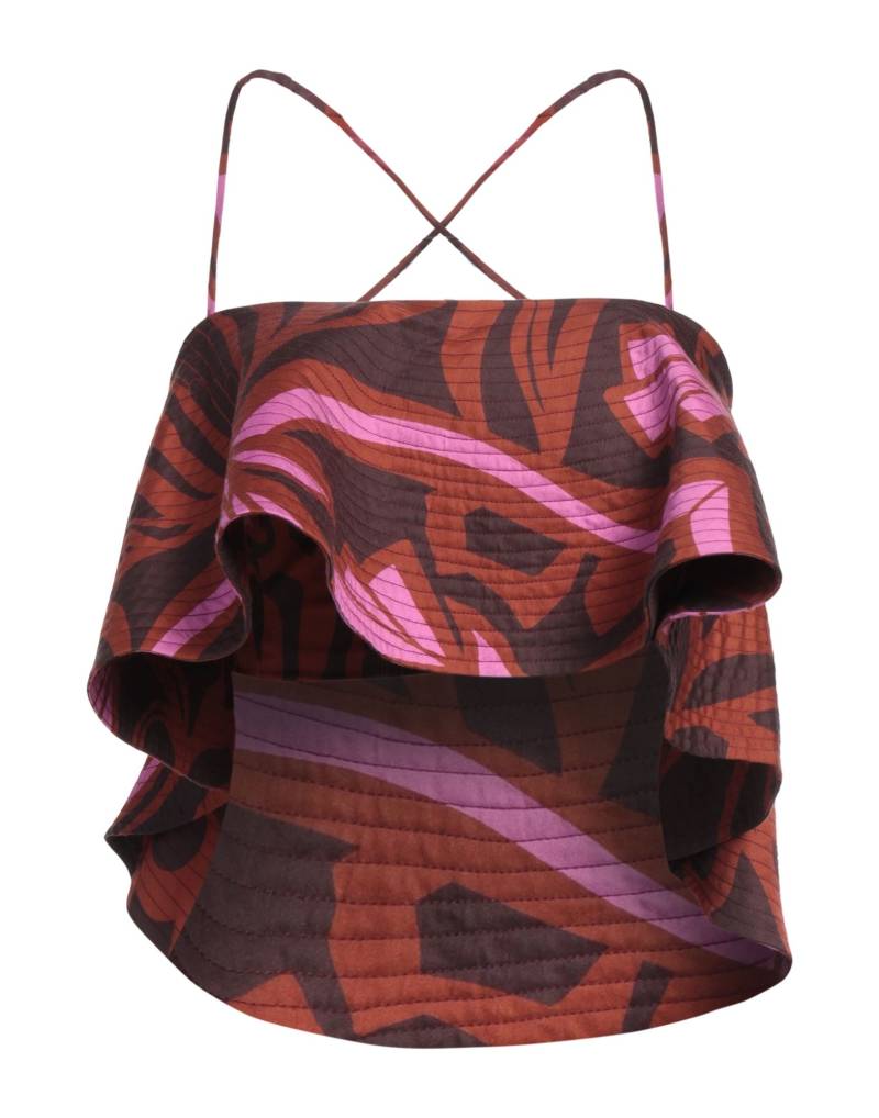 EUGENIA FERNĀNDEZ Top Damen Dunkelbraun von EUGENIA FERNĀNDEZ