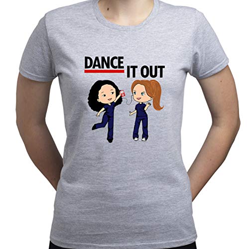 Dance It Out Cristina Yang Meredith Grey Greys Anatomy Shirt Damen T-Shirt Grau S von EUGINE DREAM