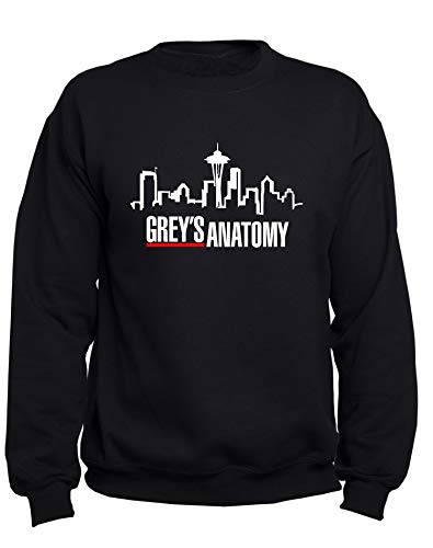 EUGINE DREAM Grey's Anatomy Logo Greys Anatomy Gift Unisex Sweatshirt Schwarz L von EUGINE DREAM