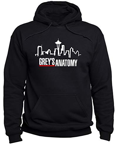 EUGINE DREAM Grey's Anatomy Logo Greys Anatomy Sweatshirt Unisex Kapuzenpullover Schwarz S von EUGINE DREAM