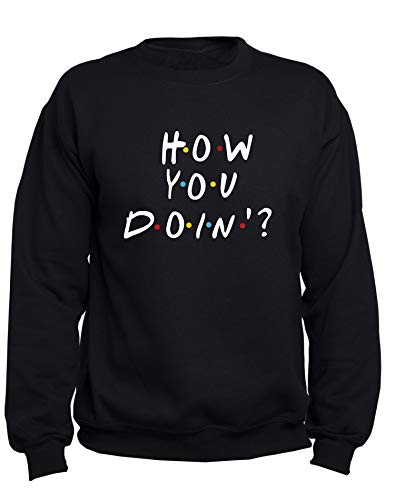 EUGINE DREAM How You Doin Joey Tribbiani Friends Tv Show Unisex Sweatshirt Schwarz S EUGINE DREAM How You Doin Joey Tribbiani Friends Tv Show Unisex Sweatshirt Schwarz S von EUGINE DREAM