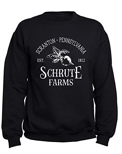 Schrute Farms Michael Scott Pullover Unisex Sweatshirt Schwarz XL von EUGINE DREAM