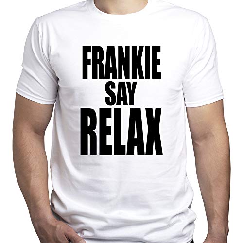 Frankie Say Relax Friends Tshirt Herren T-Shirt Weiß M von EUGINE DREAM
