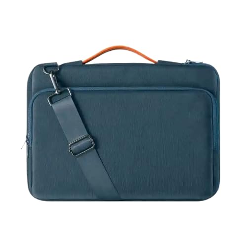 EUIYCBA Stoßfeste Crossbody-Laptop-Tasche für 13-16-Zoll-Laptops – verstellbarer Gurt und Tragegriff oben, leichte, wasserabweisende Notebook-Tasche – sichere Business-Reisetasche für Damen und Herren von EUIYCBA