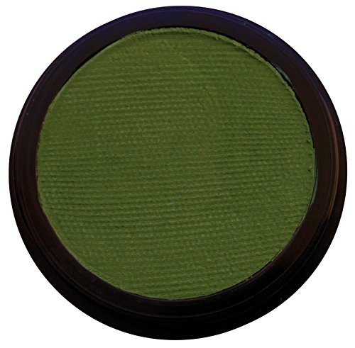 Eulenspiegel 184554 - Profi-Aqua Schminke in der Farbe Dunkelgrün, 20 ml, vegan von Eulenspiegel