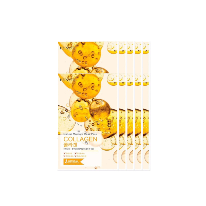 EUNYUL - Natural Moisture Mask Pack - Collagen - 10pcs set von EUNYUL