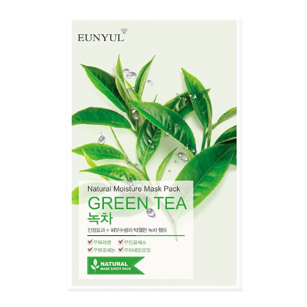 EUNYUL - Natural Moisture Mask Pack - Green Tea - 1stück von EUNYUL
