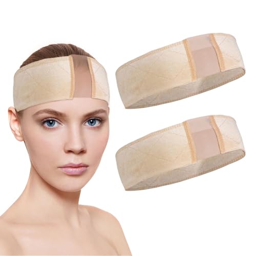 EUPSIIU 2 Stück Elastisches Perückengriff Perücke Grip Stirnband, Nahtlose Stirnband für Perücken, Verstellbares Perückenband, Perücken Zubehör, No Slip Kopfband für Perücke Sport Yoga (Nackt) EUPSIIU 2 Stück Elastisches Perückengriff Perücke Grip Stirnband, Nahtlose Stirnband für Perücken, Verstellbares Perückenband, Perücken Zubehör, No Slip Kopfband für Perücke Sport Yoga (Nackt) von EUPSIIU