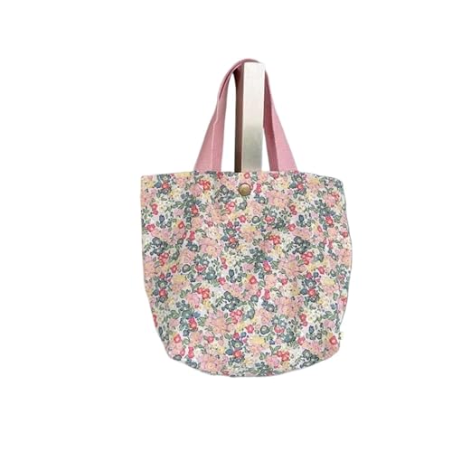 EURDFHY Blumen Handtasche Lässige tragbare Bento-Tasche for Frauen im Retro-Blumen-Design, kleine Handtaschen aus Baumwolltuch, weibliche Shopper-Clutch, Handtasche, Umhängetaschen(Style1) von EURDFHY