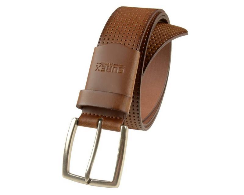 EUREX by BRAX Ledergürtel Eurex by Brax Ledergürtel perforiert cognac XXL von EUREX by BRAX