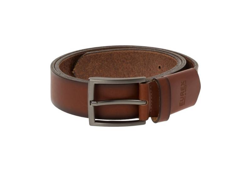 EUREX by BRAX Ledergürtel Eurex Stretcheinsatz Ledergürtel braun Überlänge von EUREX by BRAX